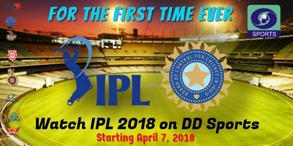 Doordarshan to air one IPL 2018 match per week, with one-hour delay