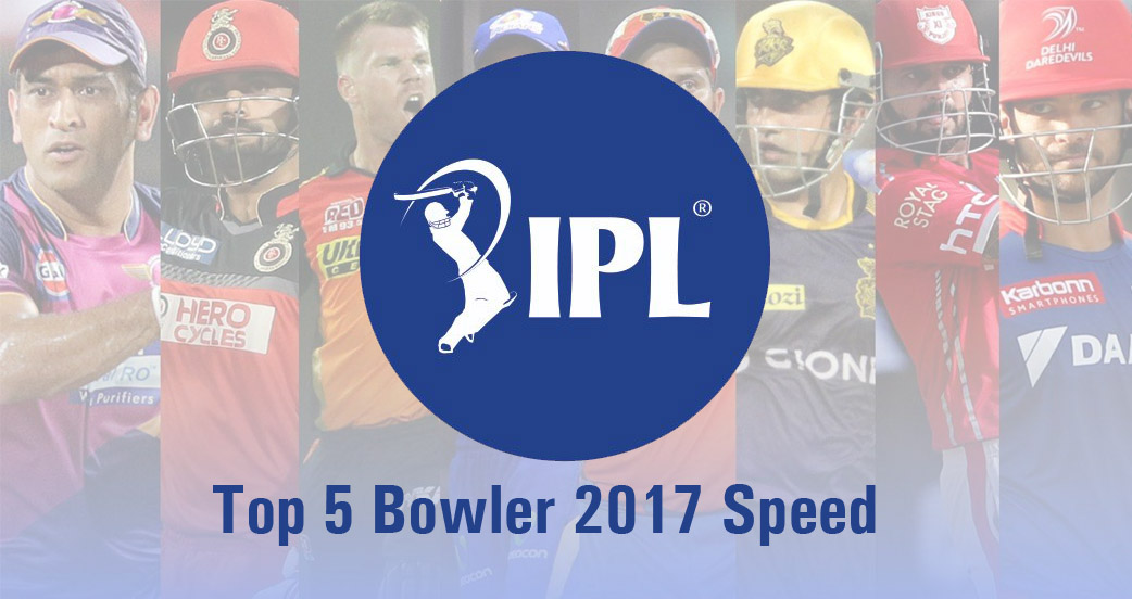 top 5 bowler speed in IPL cricket match