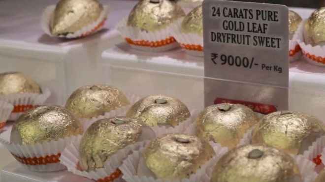 The most expensive golden dessert made in Surat on this Rakshabandan will shock the price (1)