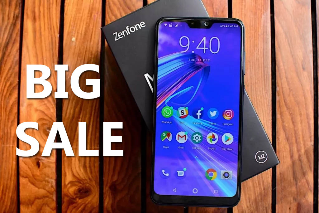 Filpart ONLINE SALE of this smartphone of Asus ZenFone Max Pro M2 today