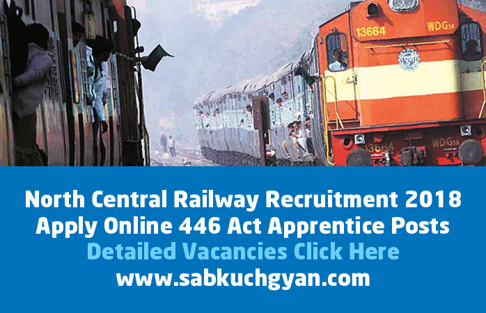 North Central Railway Recruitment 2018