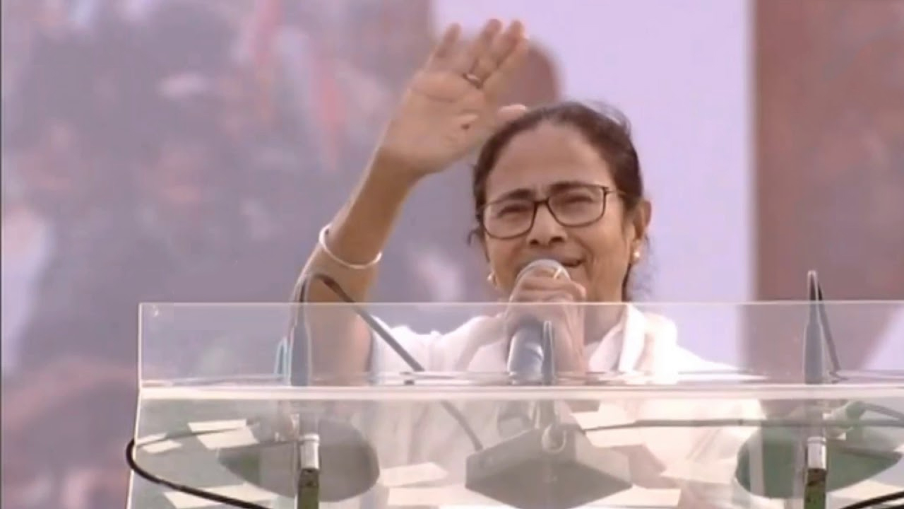 Mamta Banerjee's mega rally speech made a huge mistake from Sharad Yadav