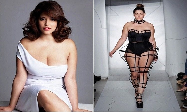 Despite the plus size, Denise Bidot is a fame on the internet. These hot models