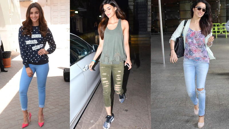 These 3 Bollywood actresses in the tight jeans look very beautiful, number 1 world civil