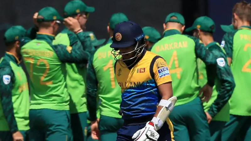 Sri Lanka v South Africa Sri Lanka lose by 9 wickets in the 35th match, see top 10 batsmen and list of top 10 batsmen