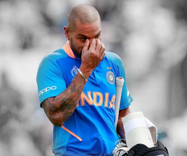 WORLD CUP 2019 Indian viewers will be disappointed Shikhar Dhawan out for 3 weeks, know why, who can take their place