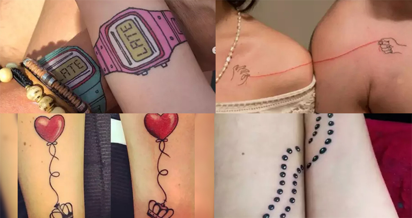 Your heart will also be happy after seeing such tattoo of loving couples, click and see pictures