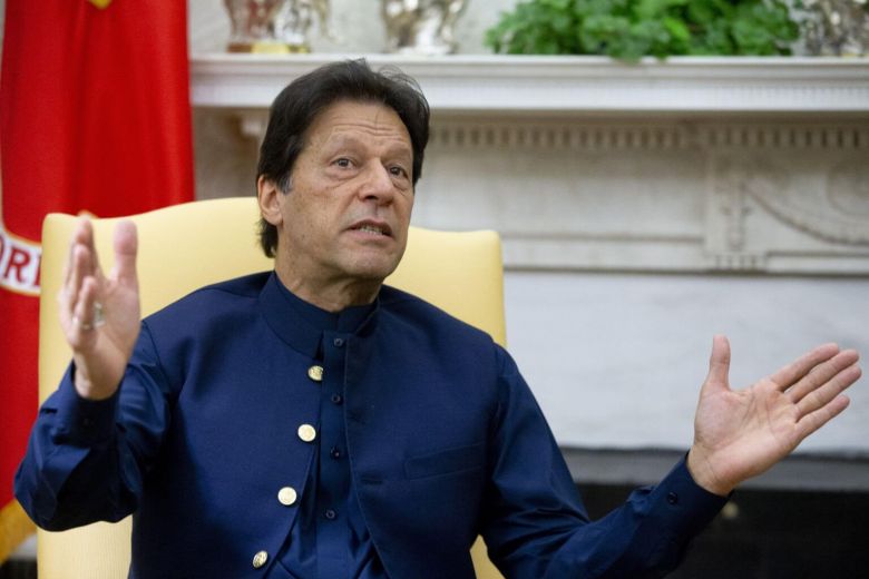 What did Pakistan Prime Minister Imran Khan say to revolt against Kashmir