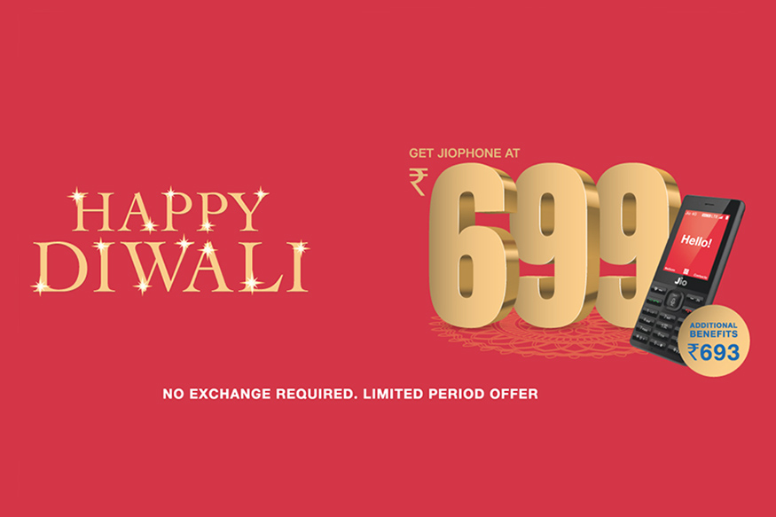 Diwali offer from Jio to customers, Mobile data free at very low price!