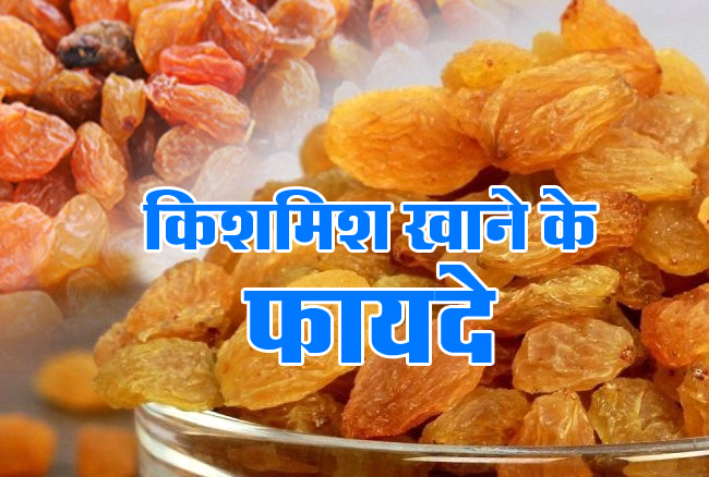 Health Benefits of Eating Kishmish in Hindi
