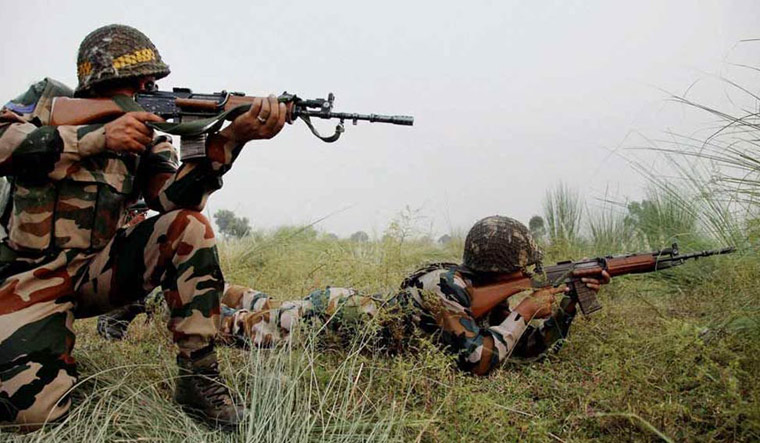 Pakistani ceasefire violation on the border, Indian army retaliates