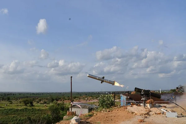 Another success of the Indian Army - successful test of Spike LR missile