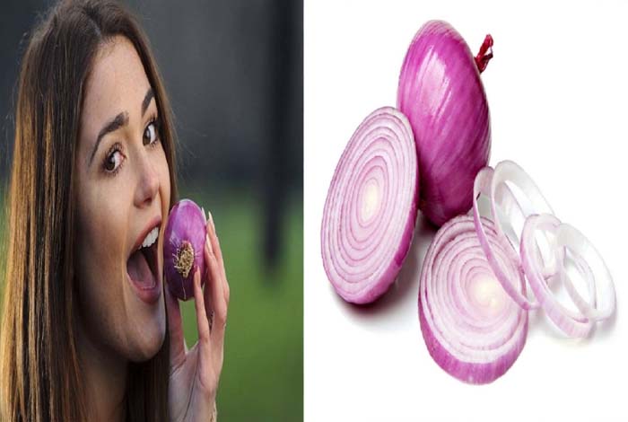 Those who eat raw onions will bounce knowing that you will stop eating raw onions.