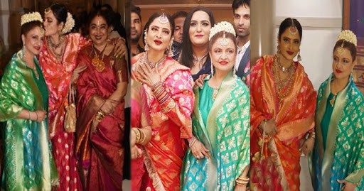 who-is-this-woman-with-bollywood-megastar-rekha-who-looks-exactly-like-her-do-you-know बॉलीवुड