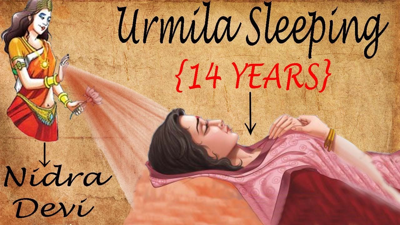 Why Urmila, Lakshman's wife, had been sleeping for 14 years, which resulted in the war of Ramayana