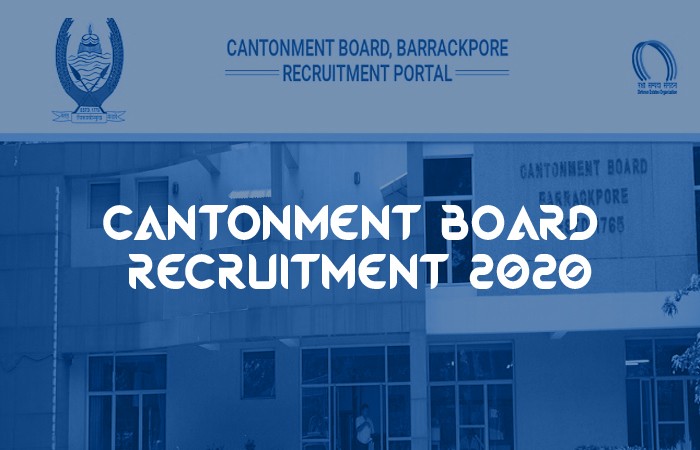 cantonment board recruitment 2020