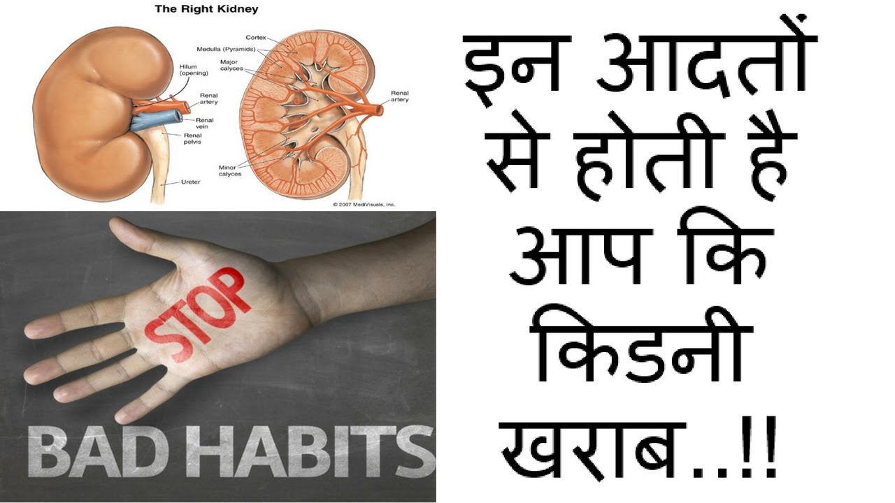 Careful ! Kidney will worsen your 4 habits in just 1 week.किडनी
