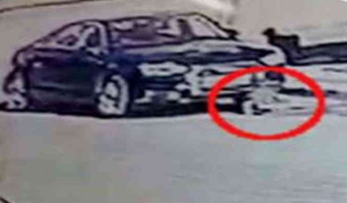 One and a half year old child crushed under Audi car, CCTV imprisonment
