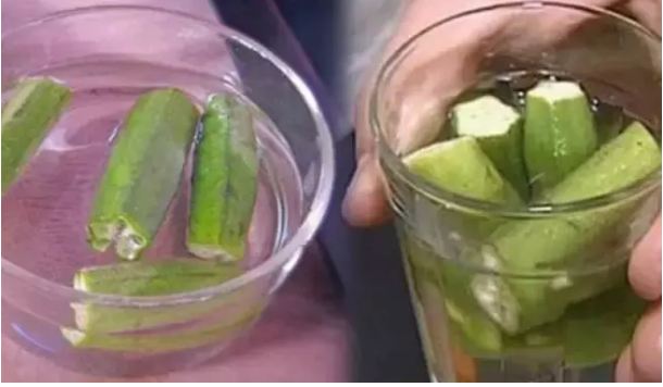 For 7 days, 3 okra soaked in water overnight and drinking water in the morning, you would never have imagined