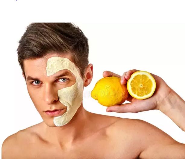 Use lemon like this before shaving, face will glow