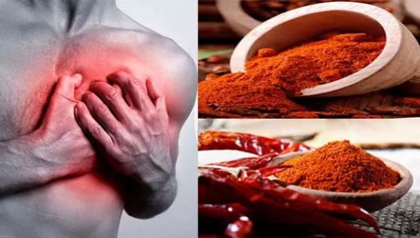 Using a spoon of red chili can save the life of a heart attack patient.