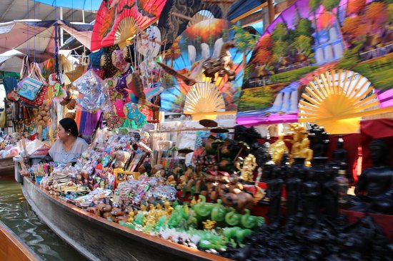 This floating market is famous worldwide, where goods are sold on boats!