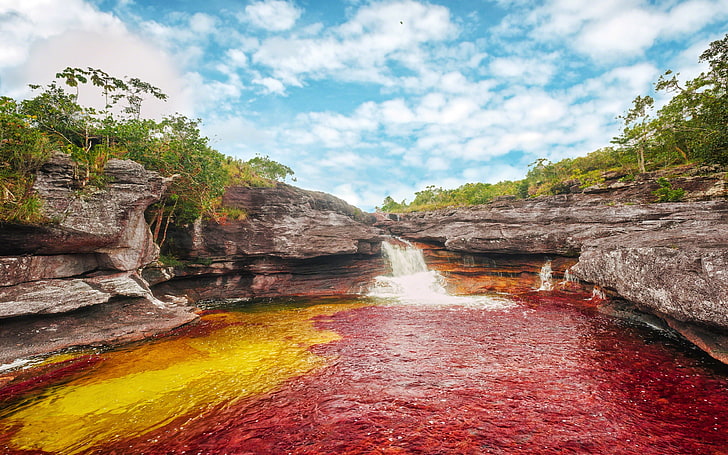 Unique river of the world! Its water flows in 5 colors