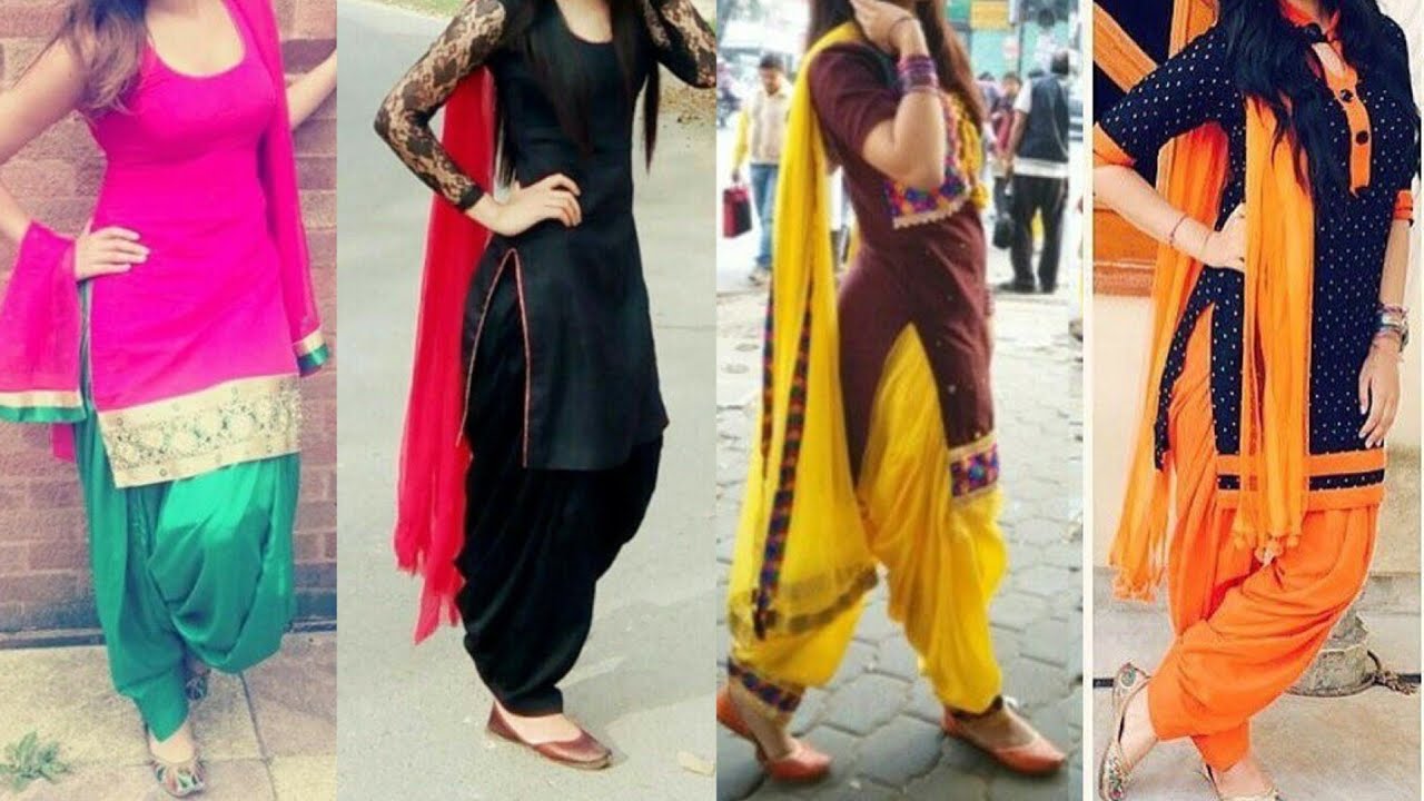 Simple Patiala Suits That You Wear At College Or Party
