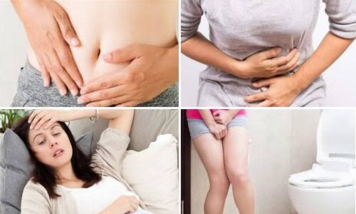 Uterus in women, symptoms due to malfunction