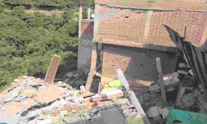 Two-storey building collapses in UP's Gonda due to cylinder blast, 8 including 4 children killed