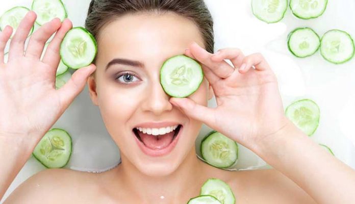 Get beautiful and glowing skin with cucumber