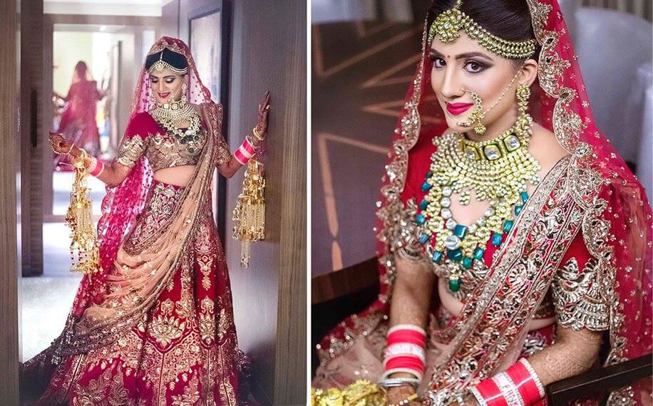 Girls have to be seen in their wedding, so wearing this type of wedding lehenga will be in everyone's eyes.
