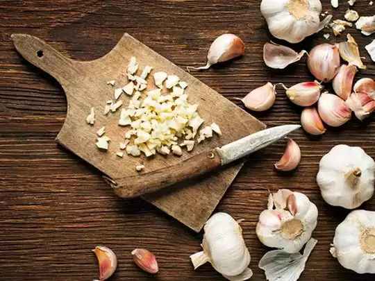 Garlic is very helpful in making bones strong and keeping the heart safe.