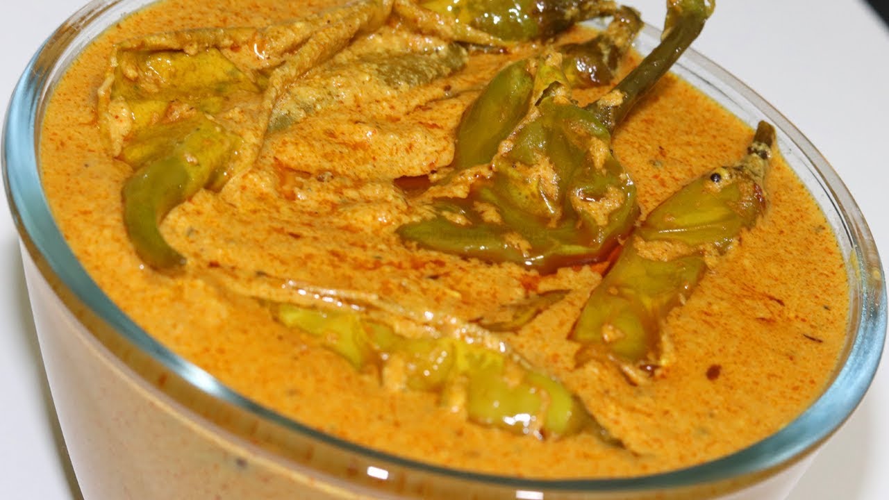 Hyderabadi mirchi ka salan recipe a side dish with biryani especially in hyderabad
