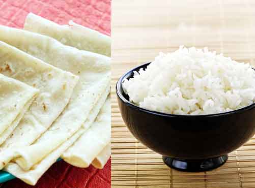 What is the right way to eat roti and rice, see here