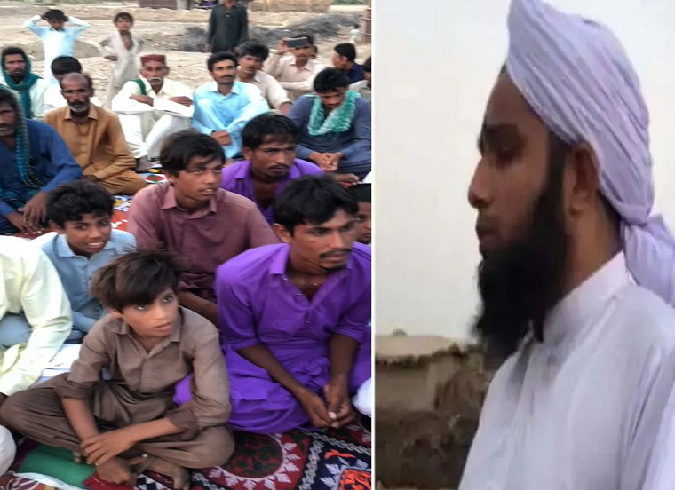 Pakistan 60 Hindus were forcibly converted to Islam, video viral