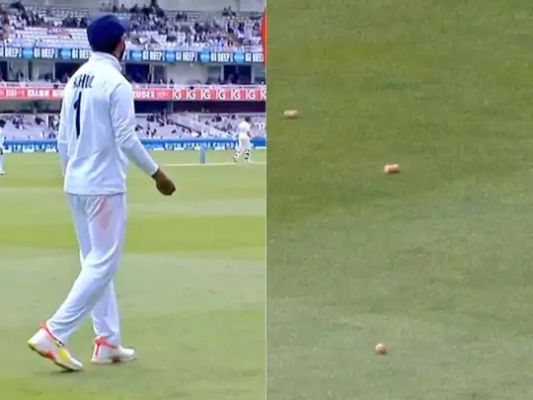 India Vs England KL Rahul abusing spectators at Lord's ground; Champagne cork thrown at body