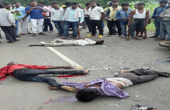 Auraiya: Three killed, two injured in road acciden