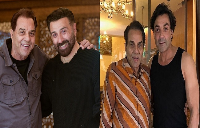 Sunny Deol and Bobby Deol wish father Dharmendra a happy birthday in a special way