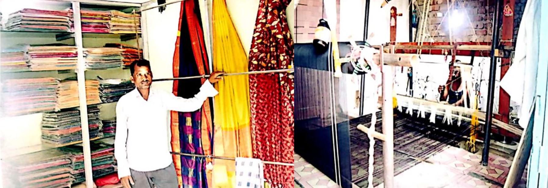 Raipur: Devanand got fame due to the skill of weaving handloom cloth