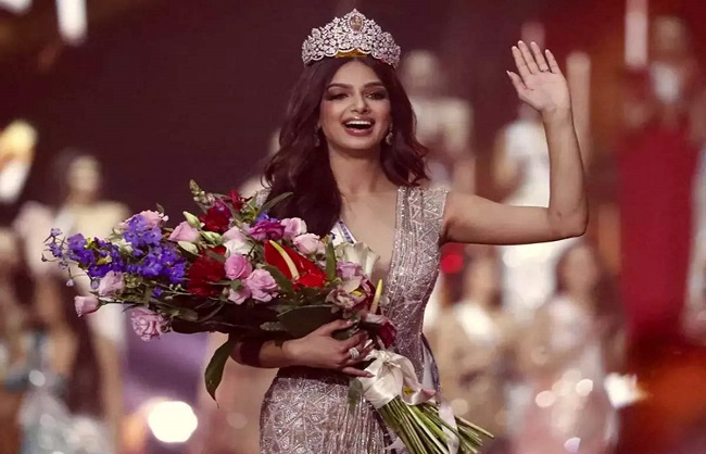 India's daughter Harnaaz Kaur Sandhu becomes Miss Universe